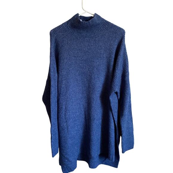 NWT Westbound Blue Turtleneck Sweater Tunic- Size XL - Picture 1 of 2